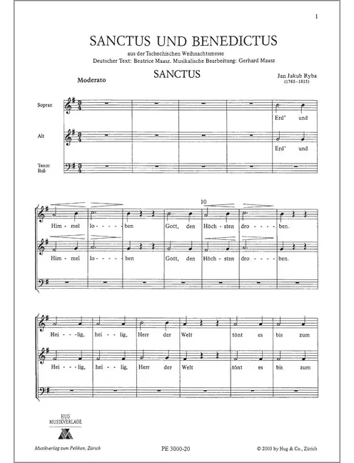 Sanctus und Benedictus